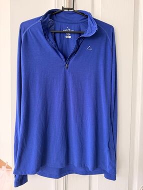 Paradox Women’s Royal Blue Long-Sleeve Half-Zip Top